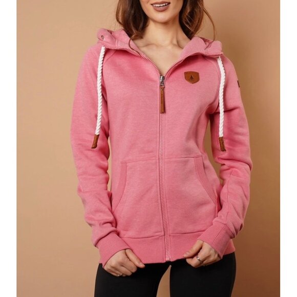 Wanakome Tops - Wanakome Hera Hoodie Womens S Pink Full Zip Outdoor Gorpcore Comfy Soft